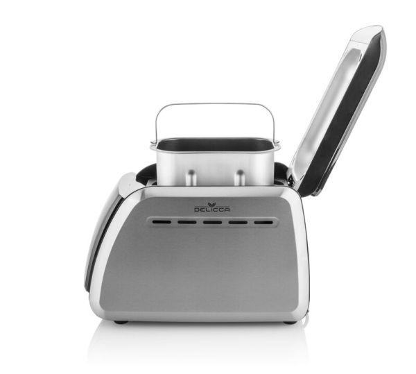 ETA Delicca II 7149 90030 - Brødmaskine - 850 W - rustfrit stål/sort
