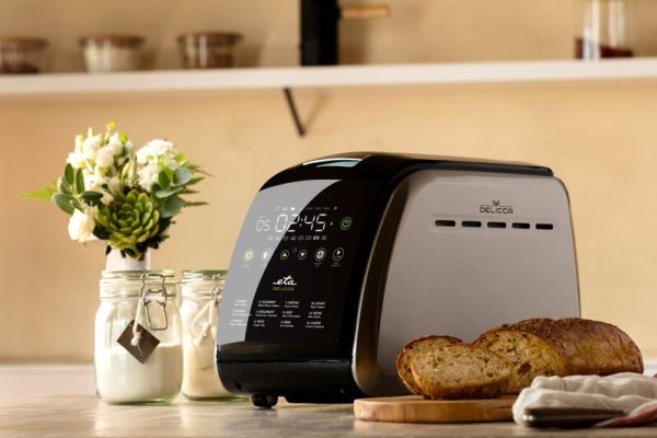 ETA Delicca II 7149 90030 - Brødmaskine - 850 W - rustfrit stål/sort
