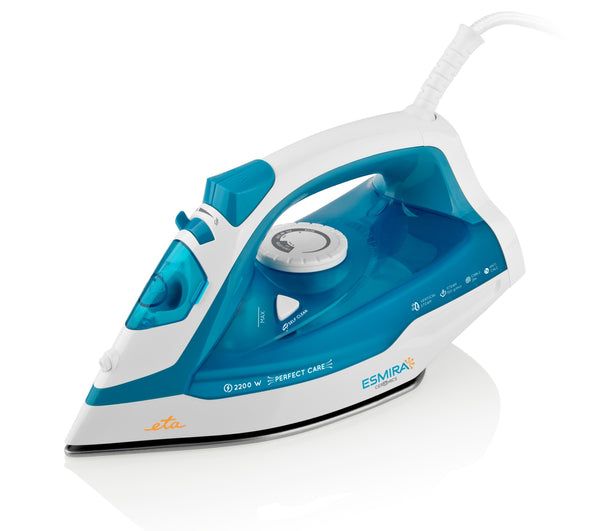 ETA Esmira 0273 90000 - Dampstrygejern - såleplade: Eloxium - 2200 W - turkis billede 4
