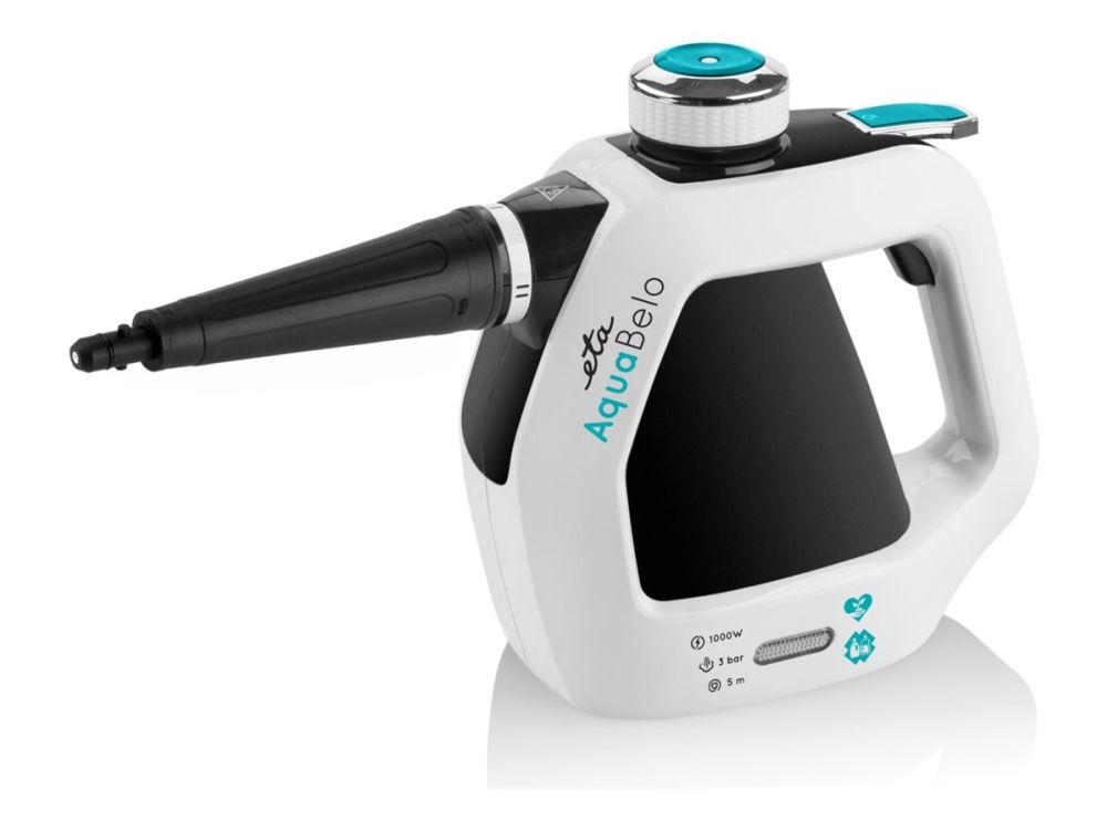 ETA Aquabelo 1264 90000 - Damprenser - håndmodel - sort/hvid