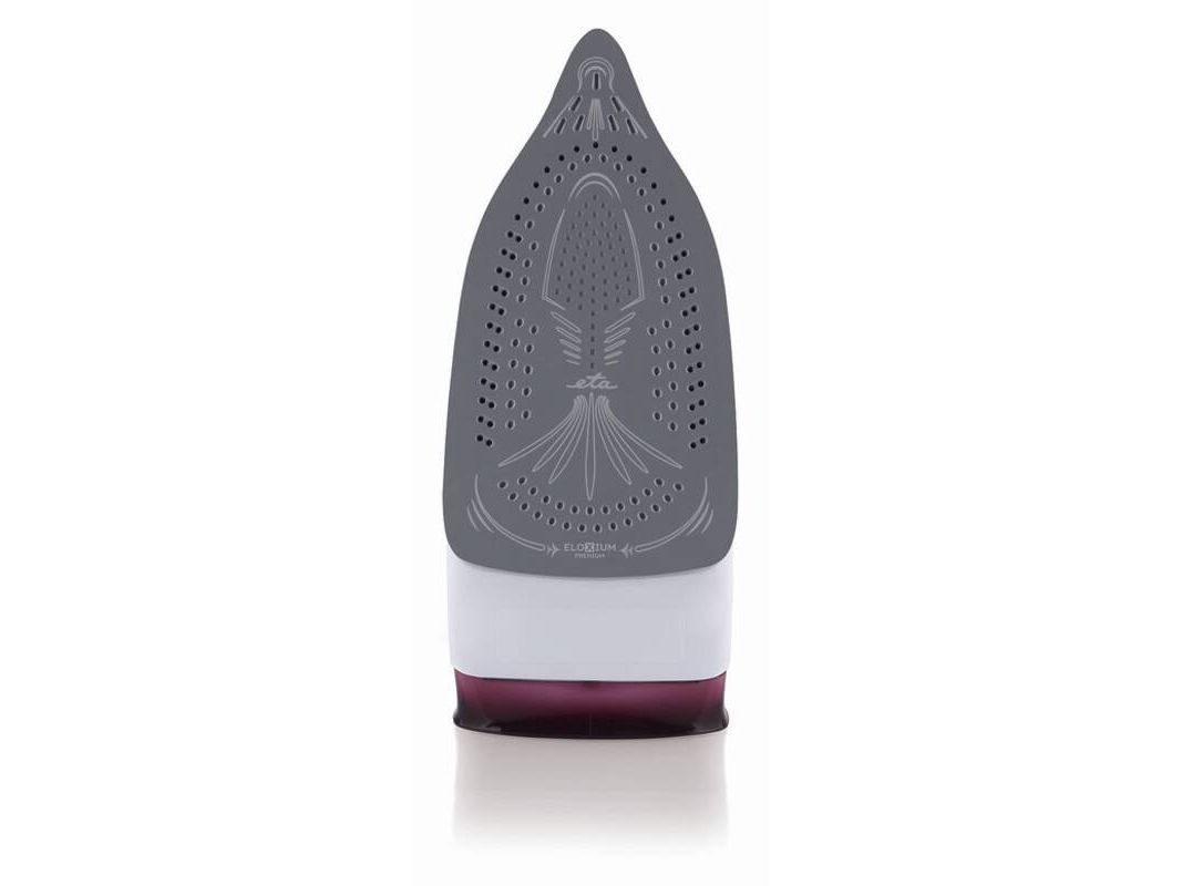Eta Tiara II, Tør & dampstrygejern, Keramisk strygesål, 2,5 m, 130 g/min, Violet, Hvid, 40 g/min billede 2