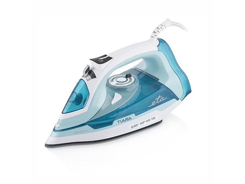 ETA Tiara II 0269 90000 - Dampstrygejern - såleplade: keramik - 2200 W - turkis billede 2