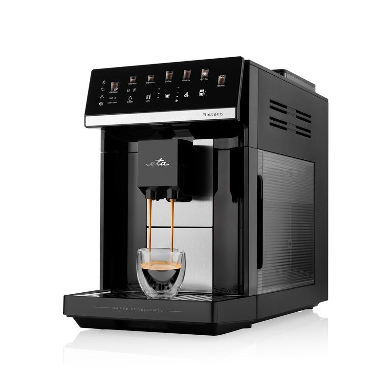 Eta Ristello, Espressomaskine, 1,8 L, Malet kaffe, Kaffebønner, Indbygget kværn, Sort billede 2