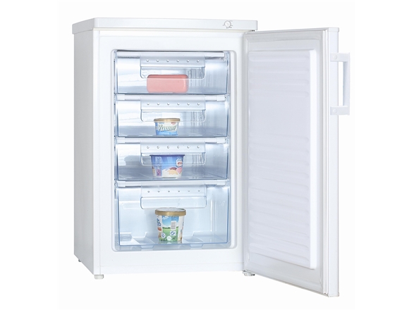 Fryser Goddess GODFSC085TW9E, energiklasse E, fritstående, 85 cm, 91 L, hvid