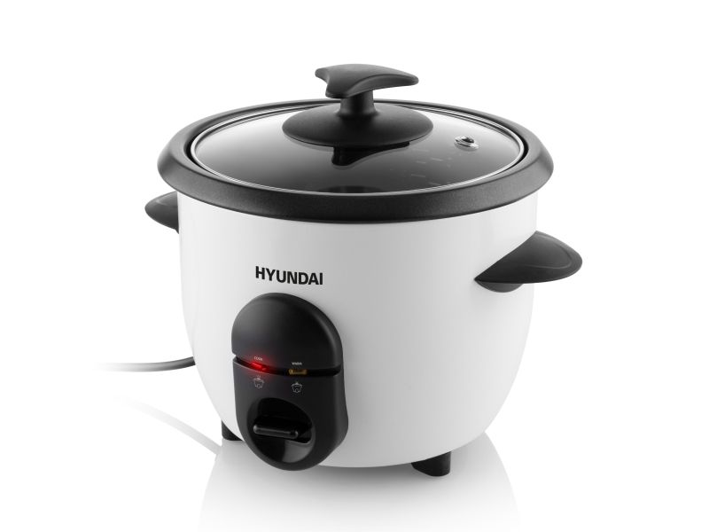 Hyundai RC 060, Hvid, Sort, 0,6 L, 0,7 m, Aluminium, Glas, 335 W
