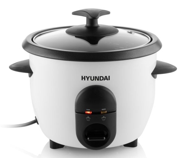 Hyundai RC 060, Hvid, Sort, 0,6 L, 0,7 m, Aluminium, Glas, 335 W