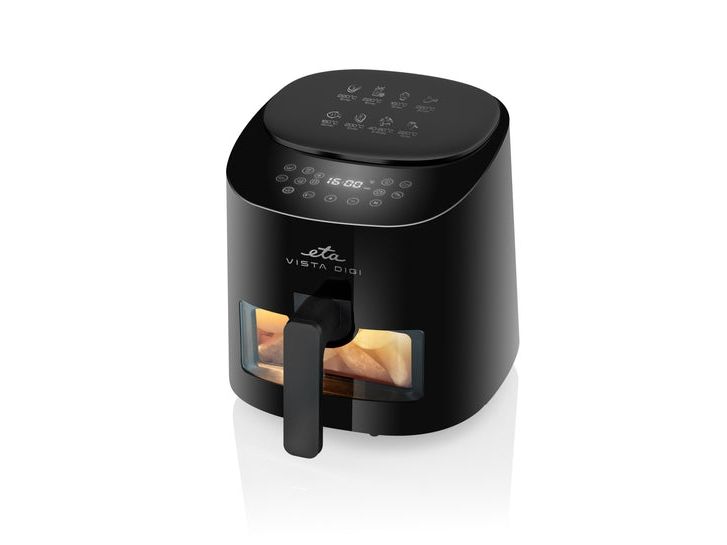 ETA Vista Digi 1168 90000 - Varmluftsrister - 4.3 liter - 1.3 kW - sort