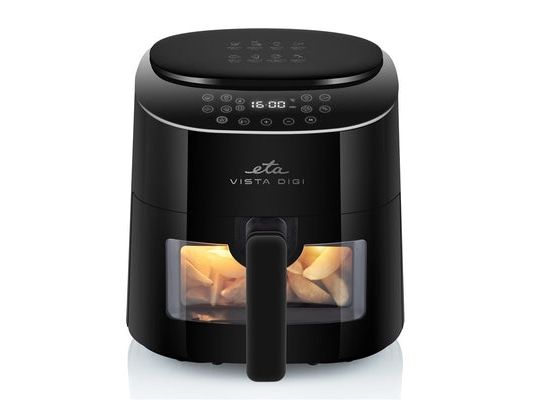ETA Vista Digi 1168 90000 - Varmluftsrister - 4.3 liter - 1.3 kW - sort