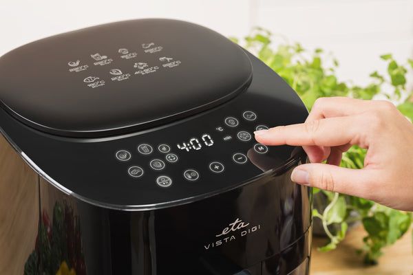 ETA Vista Digi 1168 90000 - Varmluftsrister - 4.3 liter - 1.3 kW - sort