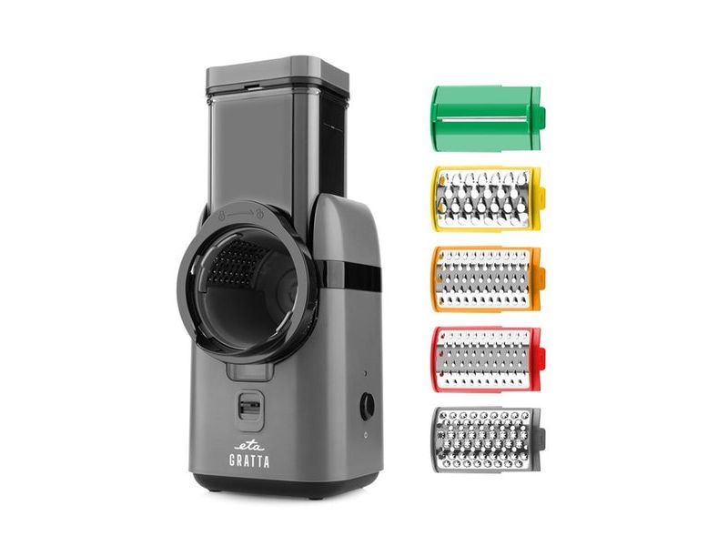 Eta Gratta Food Grater, Sort, Grå, 1 m, 70 W, 140 mm, 170 mm, 330 mm billede 1