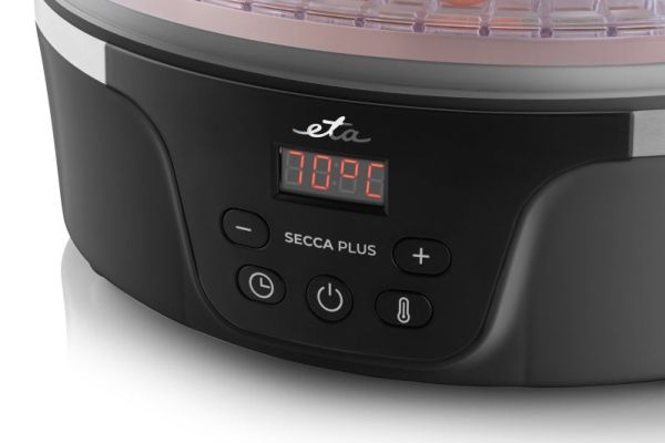 ETA Secca Plus 8301 90000 - Fødevaretørrer - 380 W - sort