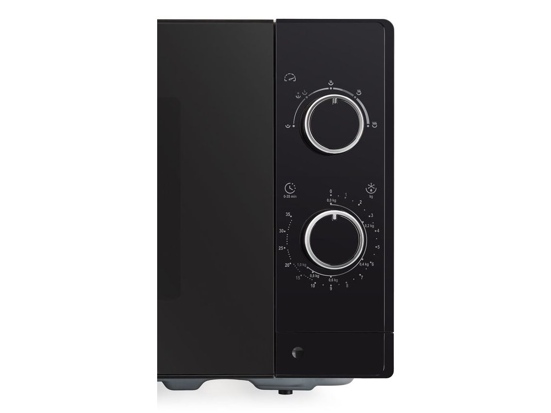 Eta Marvello, Bordplade, Solo mikroovn, 20 L, 700 W, Dreje, Sort billede 4