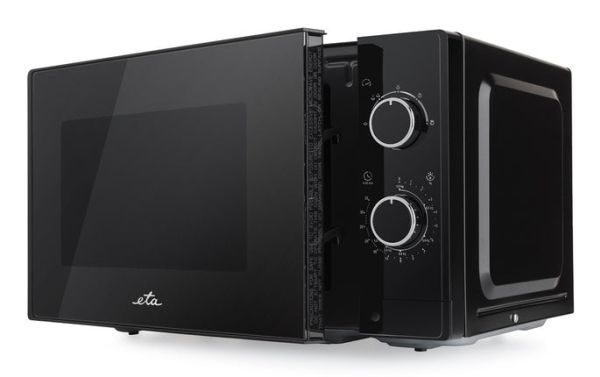 Eta Marvello, Bordplade, Solo mikroovn, 20 L, 700 W, Dreje, Sort billede 2