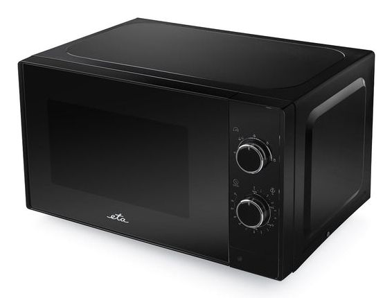 Eta Marvello, Bordplade, Solo mikroovn, 20 L, 700 W, Dreje, Sort