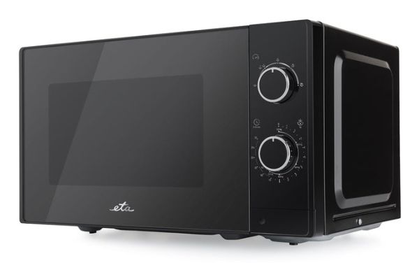 Eta Marvello, Bordplade, Solo mikroovn, 20 L, 700 W, Dreje, Sort billede 3