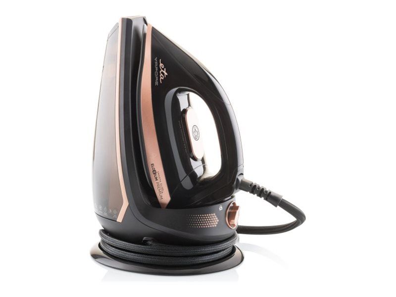 ETA Vapore 4290 90000 - Dampstrygejern med automatisk afbrydelse - såleplade: Eloxium Premium - 3000 W - sort billede 1