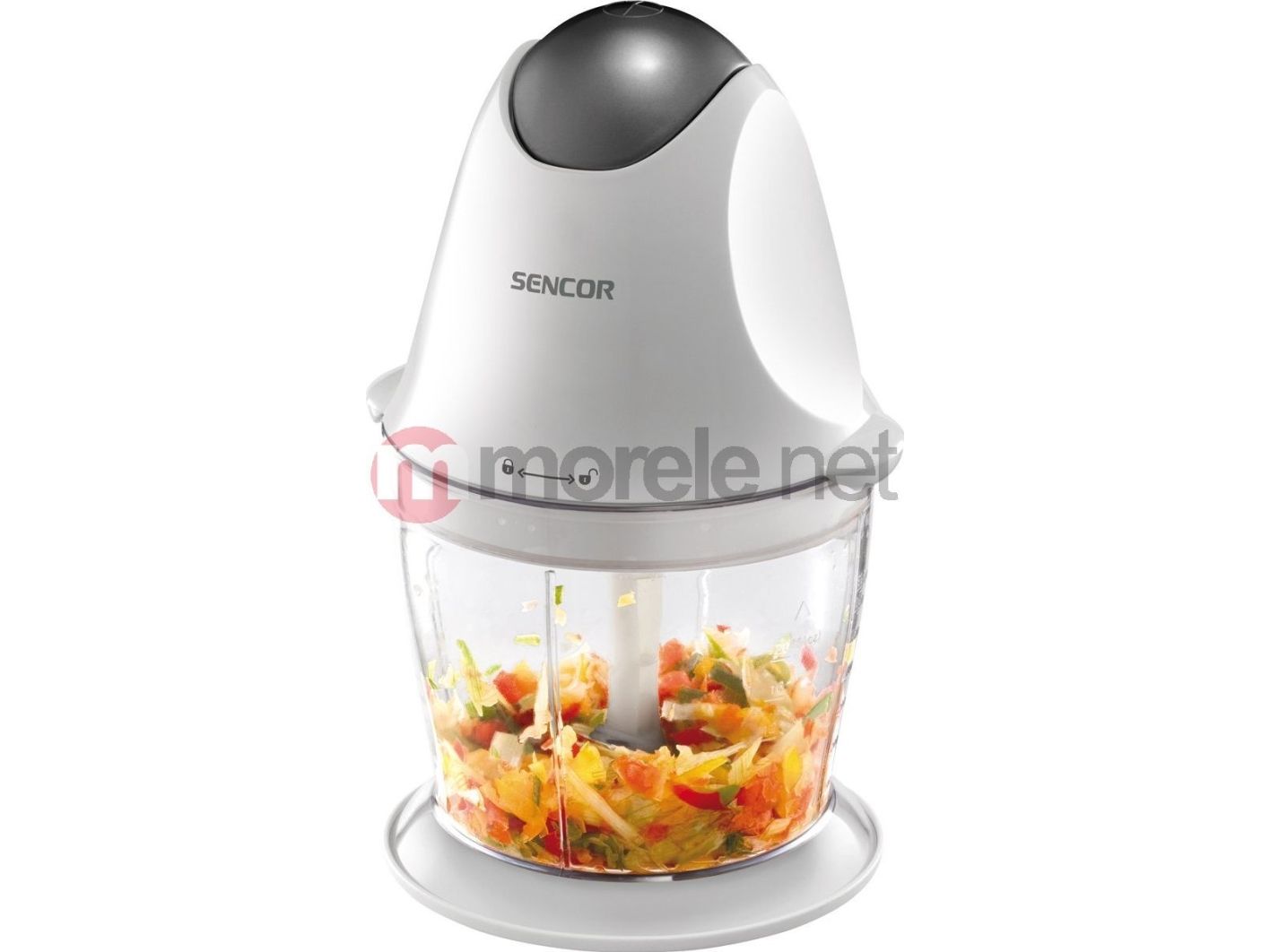 Sencor SHB 4310, 0,6 L, Sølv, Hvid, Plastik, 300 W, 150 mm, 250 mm