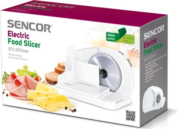 Sencor SFS 1000WH, Elektrisk, 1,5 cm, Grå, Hvid, Plast, 1 mm, 17 cm