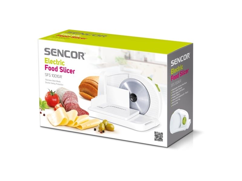 Sencor SFS 1001GR, Elektrisk, 1,5 cm, Grøn, Hvid, Plast, 1 mm, 17 cm