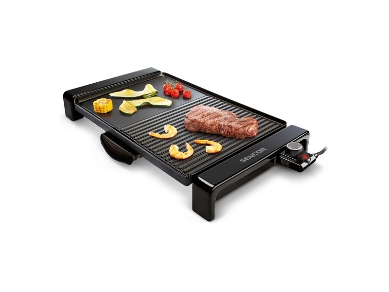 Sencor SBG 106BK - Grill - elektrisk - 1457 cm2 - sort