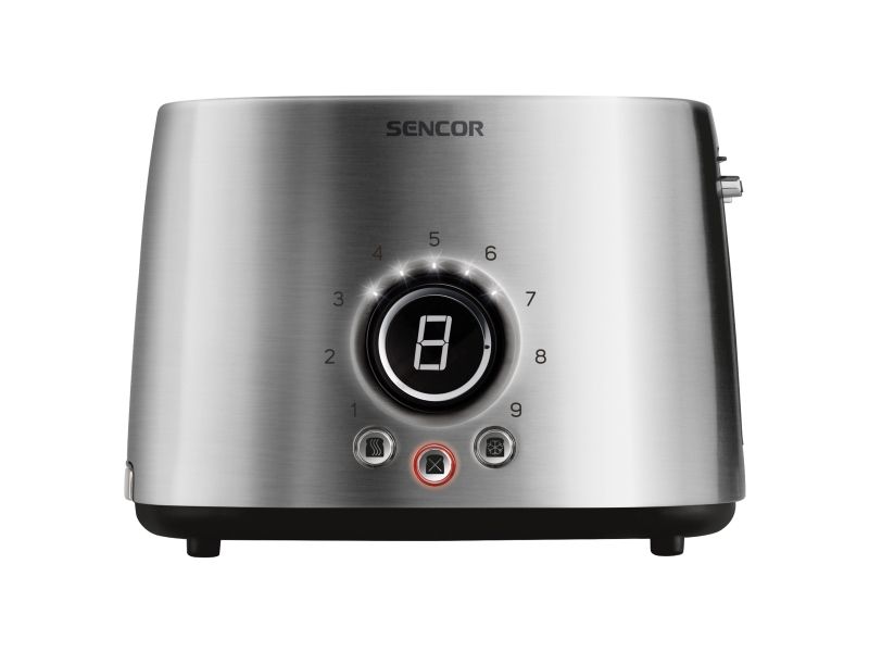 Sencor STS 5050SS, 2 skive(r), Sølv, Rustfrit stål, Knapper, Dreje, 1000 W, 220 - 240 V