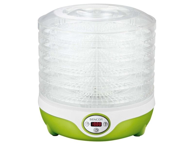 Sencor SFD 851GR - Fødevaretørrer - 240 W - hvid/grøn