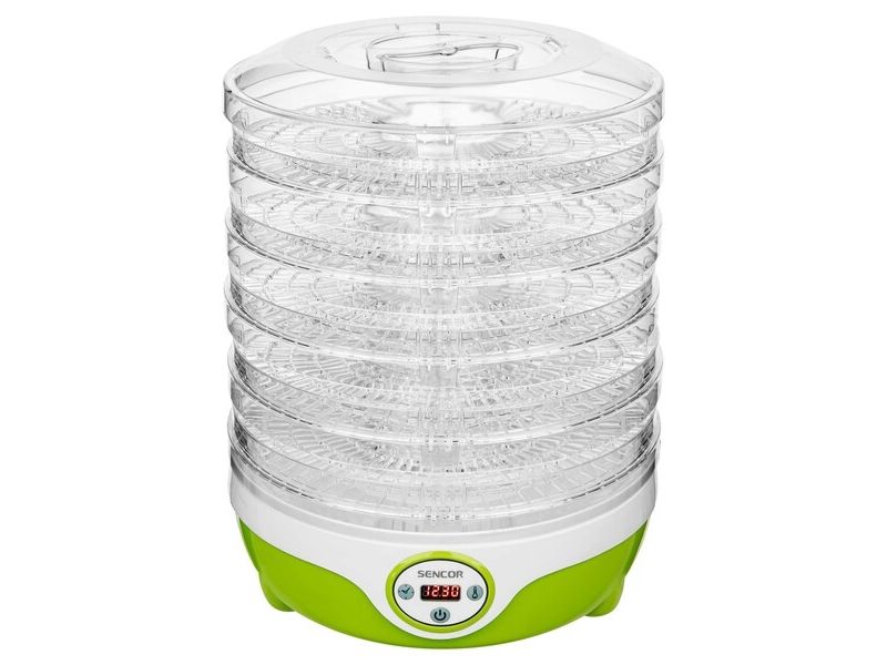 Sencor SFD 851GR - Fødevaretørrer - 240 W - hvid/grøn