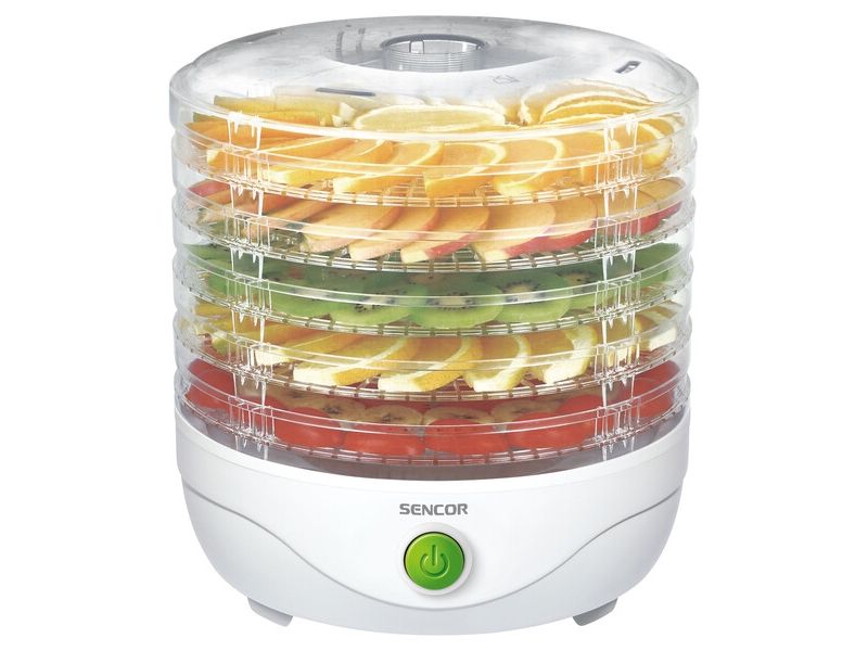Sencor SFD 750WH - Fødevaretørrer - 250 W - hvid