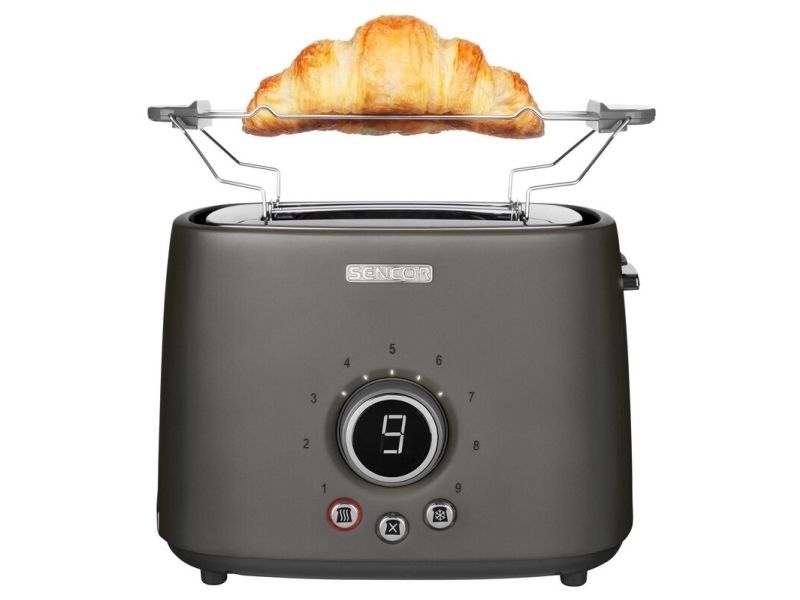 Sencor STS 6058BK, 2 skive(r), Sort, Knapper, Dreje, LCD, 1000 W, 220 - 240 V