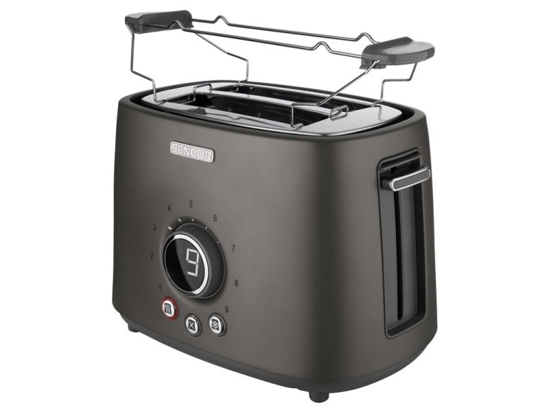 Sencor STS 6058BK, 2 skive(r), Sort, Knapper, Dreje, LCD, 1000 W, 220 - 240 V