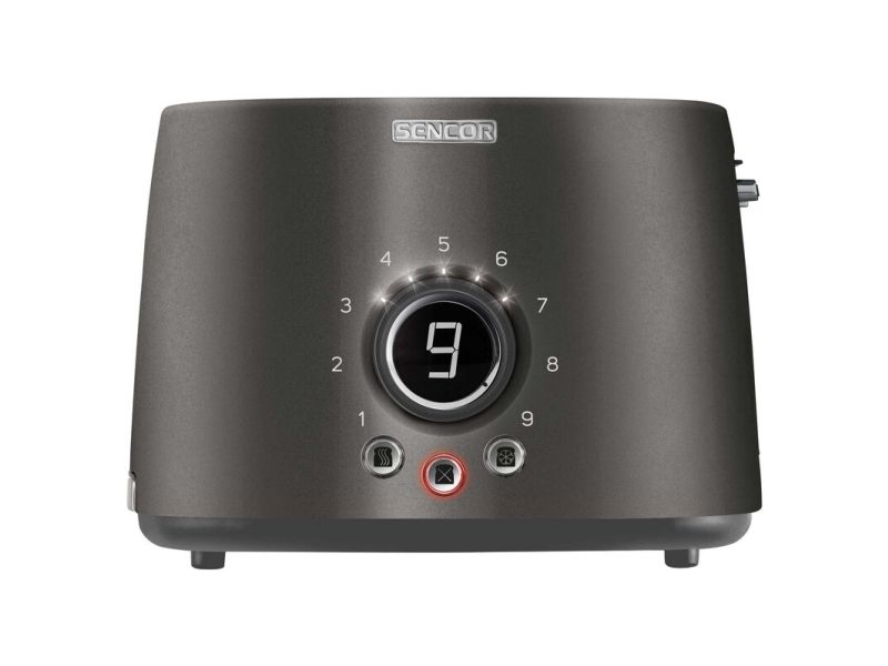 Sencor STS 6058BK, 2 skive(r), Sort, Knapper, Dreje, LCD, 1000 W, 220 - 240 V
