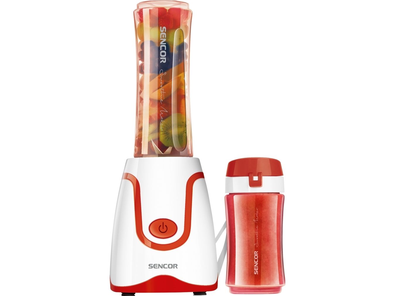 Sencor SBL 2214RD, Bordplade blender, 0,6 L, Impulsfunktion, 500 W, Rød billede 1
