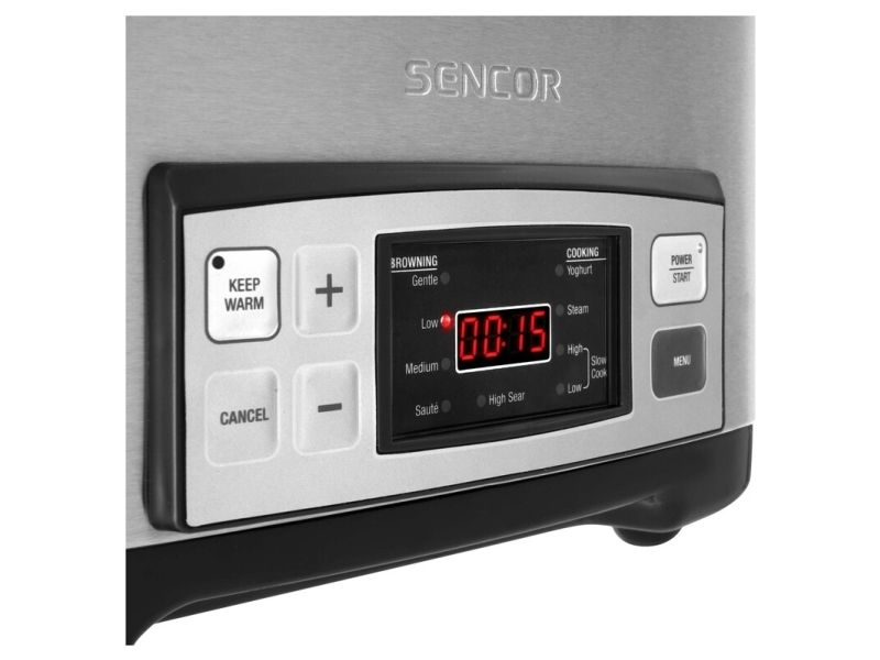 Sencor SPR 5500SS, 7 L, 1350 W, Sølv, 100 - 180 °C, Automatisk, 6 L