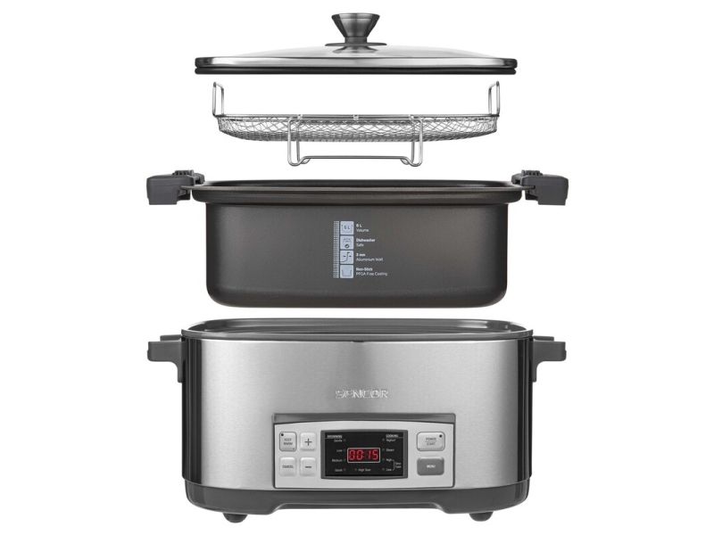 Sencor SPR 5500SS, 7 L, 1350 W, Sølv, 100 - 180 °C, Automatisk, 6 L