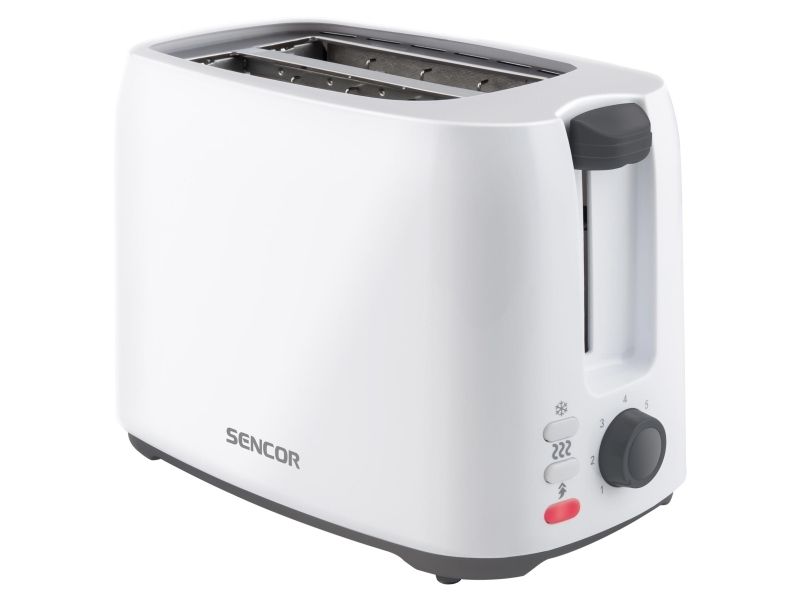 Sencor STS 2606WH, 2 skive(r), Sort, Knapper, Dreje, 750 W, 220 - 240 V, 50/60 Hz