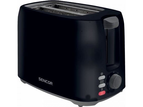 Sencor STS 2607BK - Brødrister - 2 skive - 2 Holdere - sort