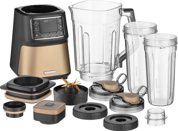 Sencor SBU 7877CH, Bordplade blender, Impulsfunktion, Knusning af is, 1,1 m, 1500 W, Champagne billede 3