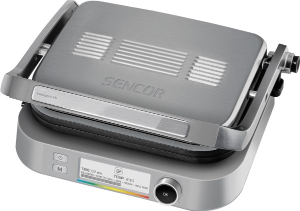 Sencor SBG 6231SS, Sølv, Rektangulær, 300 x 250 mm, Hængslet låg, 180°, LCD
