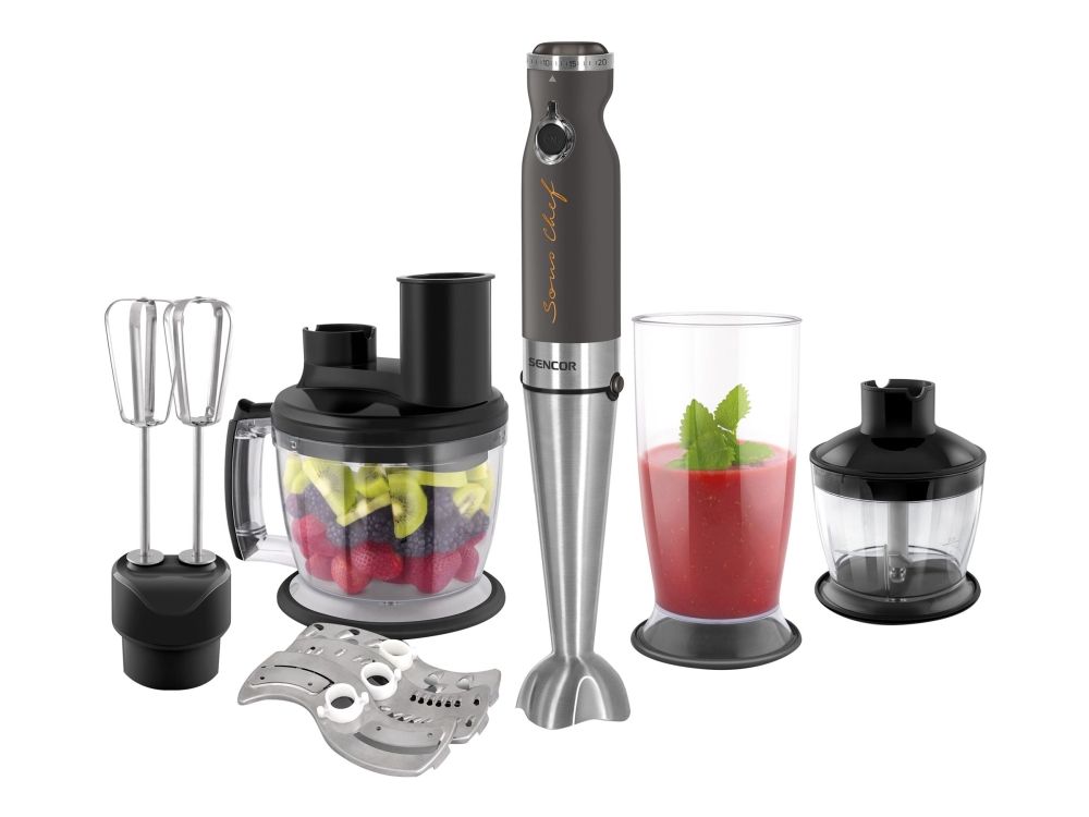 Sencor Sono Chef SHB 5501CH EUE3 - Stavblender - 1200 W - grå billede 1