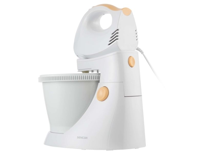 Sencor SHM 5330 EUE3, Håndmixer, Hvid, Gul, Ælte, Mikse, 500 W, 220-240 V, 50-60 Hz billede 4