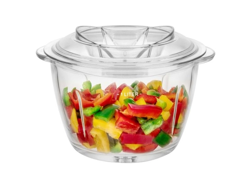 Sencor SCB 5100WH-EUE3, 1 L, Hvid, Glas, Titanium, 800 W, Vekselstrøm