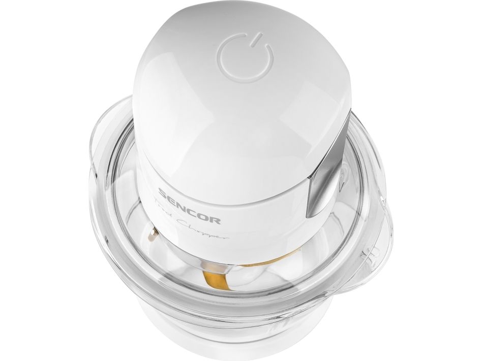 Sencor SCB 5100WH-EUE3, 1 L, Hvid, Glas, Titanium, 800 W, Vekselstrøm