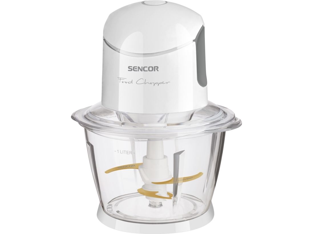 Sencor SCB 5100WH-EUE3, 1 L, Hvid, Glas, Titanium, 800 W, Vekselstrøm