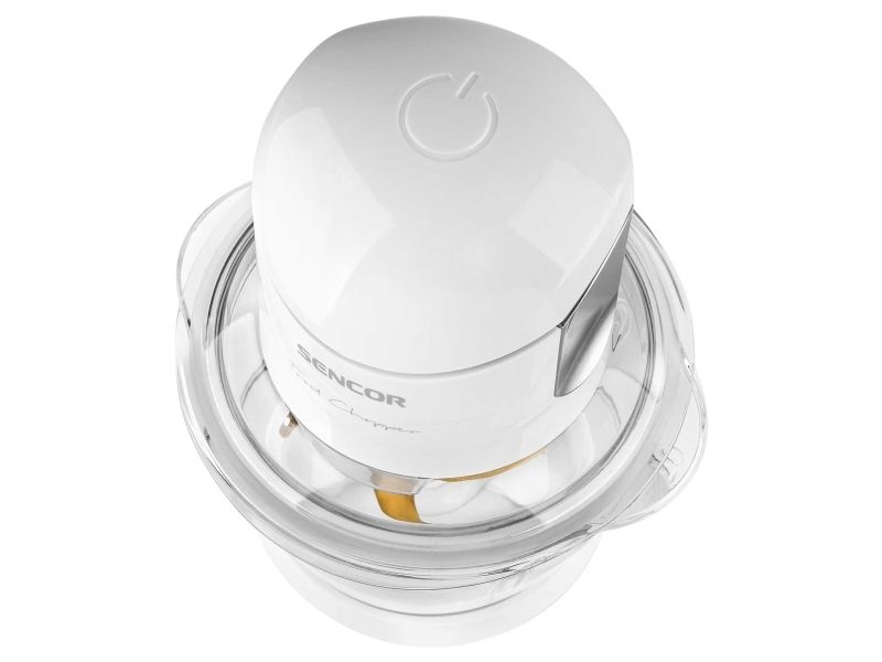 Sencor SCB 5100WH-EUE3, 1 L, Hvid, Glas, Titanium, 800 W, Vekselstrøm