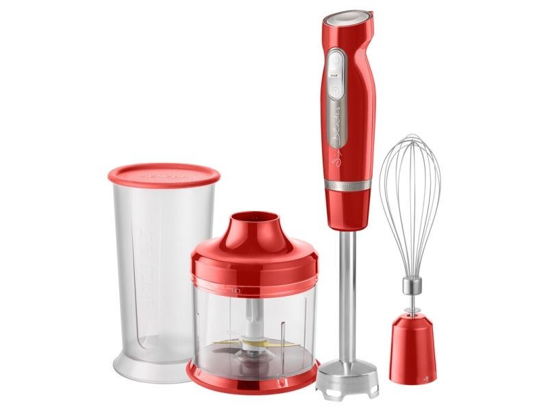 Sencor SHB 4464RD-EUE3, Nedsænkning blender, Knusning af is, 1000 W, Rød billede 1