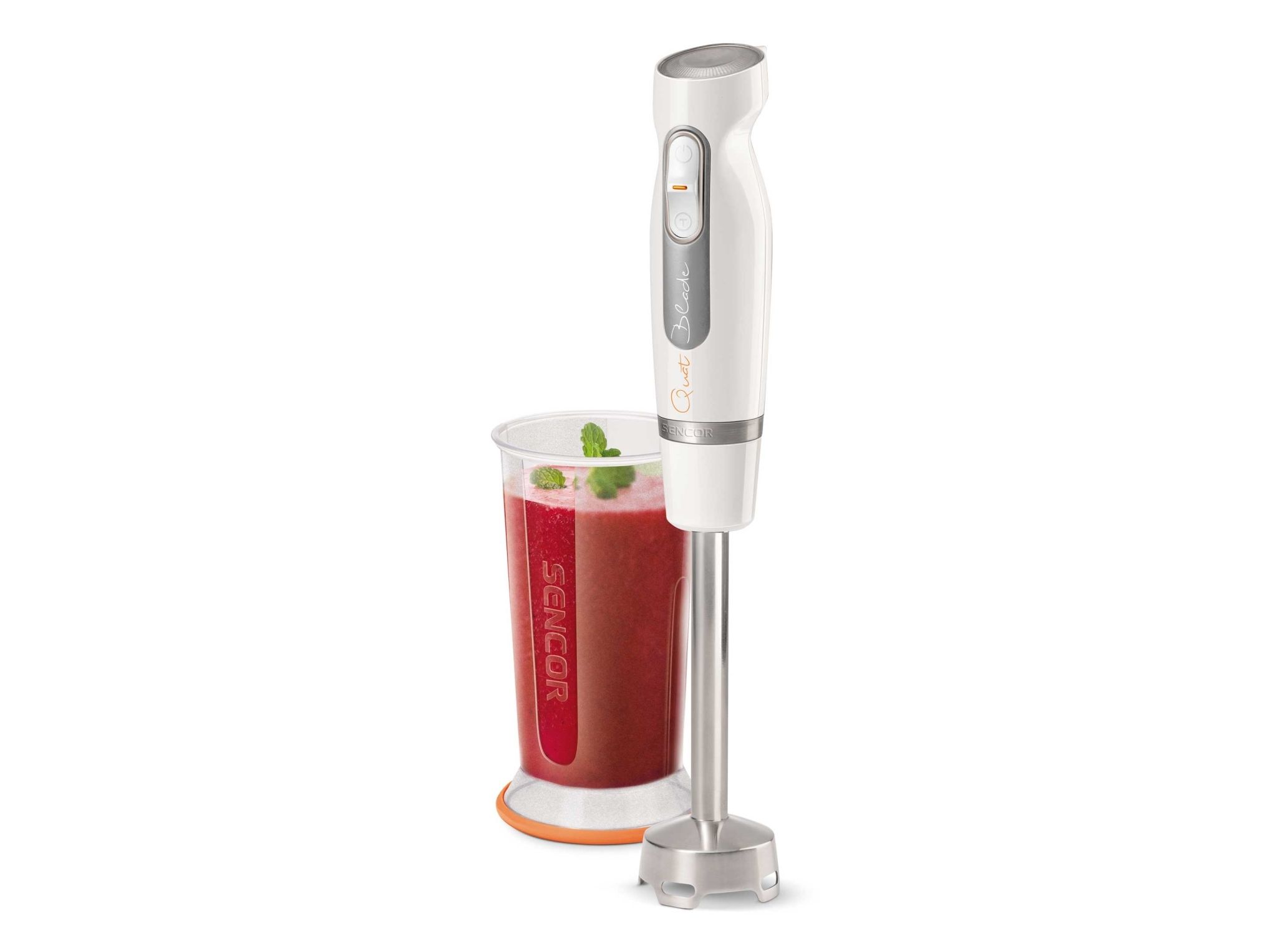 Sencor SHB 4358WH-EUE3, Nedsænkning blender, 0,7 L, Knusning af is, 800 W, Hvid billede 4