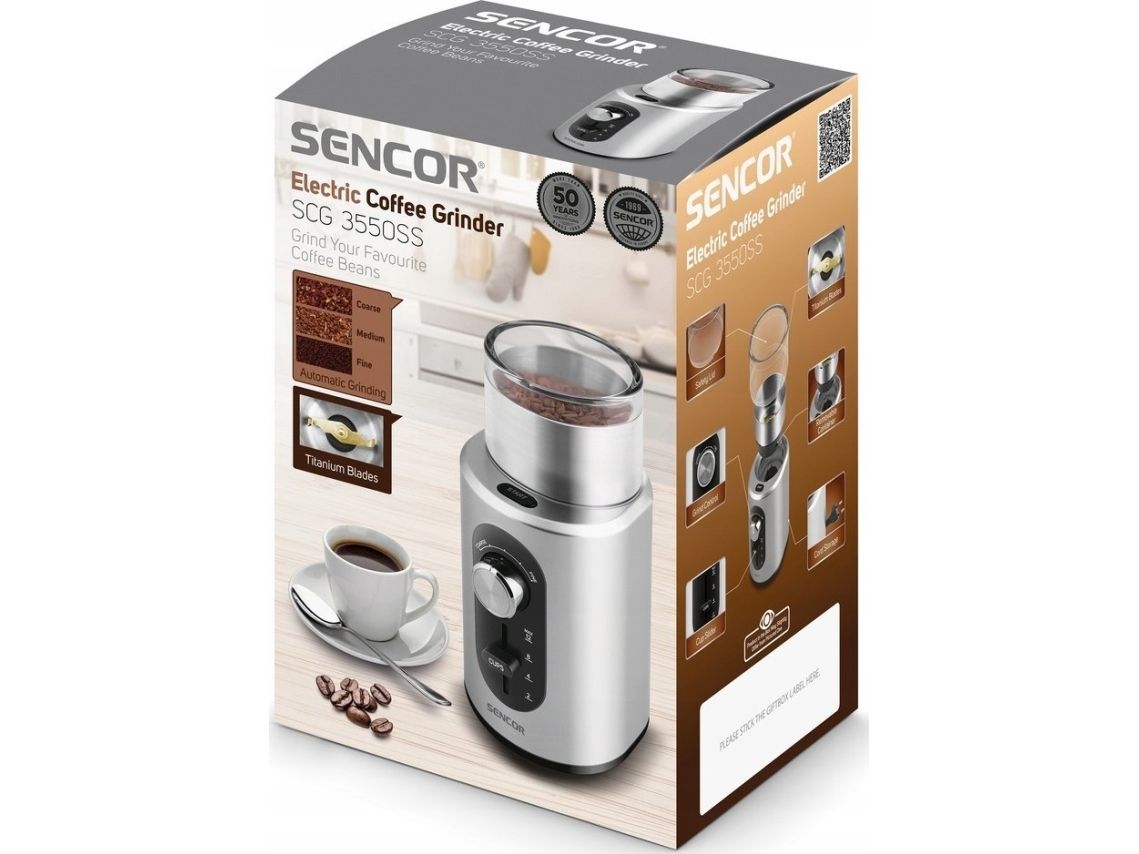 Kaffemølle Sencor SCG 3550SS