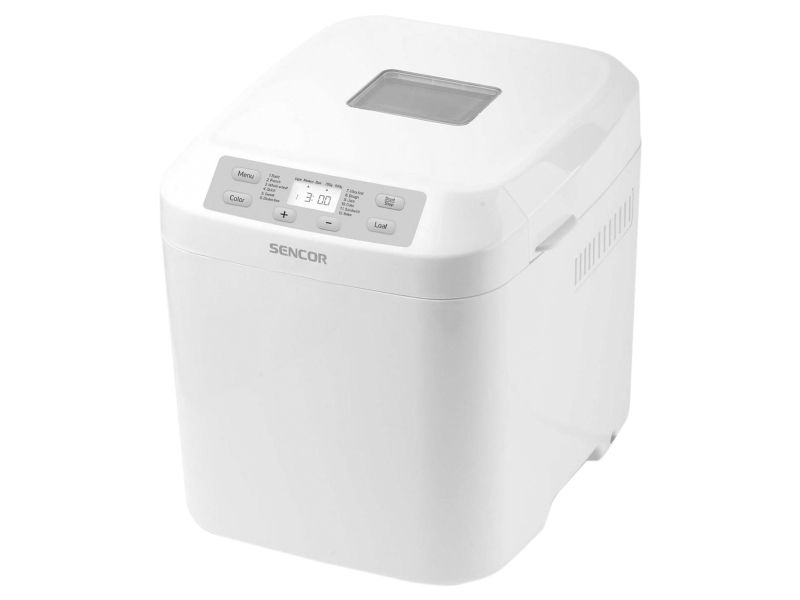 Sencor SBR 1040WH, 900 g, Forsinket start-timer, Visningsvindue, Timer, Variabel skorpe bruning kontrol, Holde varm funktion