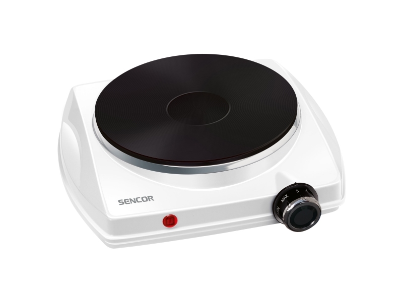 Sencor SCP 1503WH, Hvid, Bordplade, 24 cm, Forseglet plade, Støbejern, 1 zone(s)