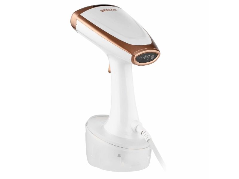Sencor SSI 0860GD, Dampstrygejern, Keramisk strygesål, 25 g/min, Guld, Hvid, 35 g/min, 0,32 L billede 3